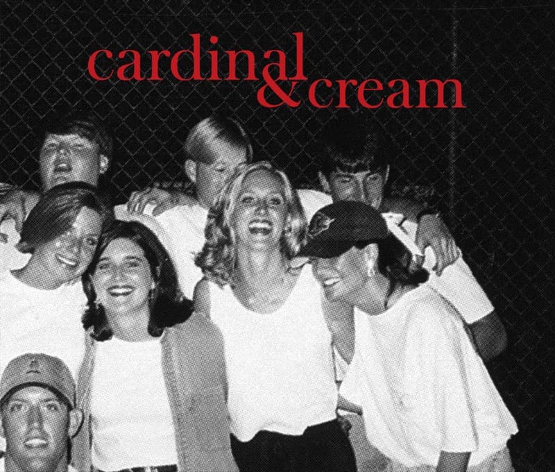 Cover of the Cardinal & Cream Fall 2022 Bicentennial Edition, showing an archival photograph of Union University students.