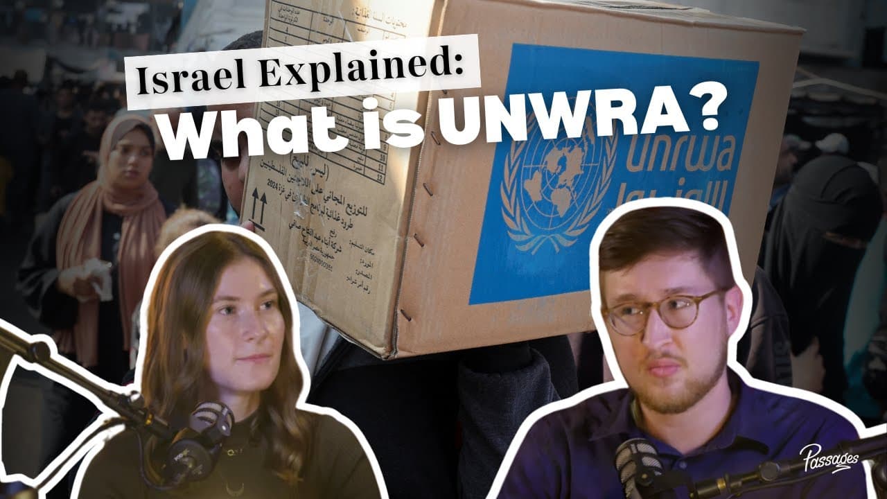 Title card for the Israel Explained series from Passages.